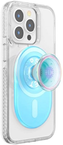 PopSockets MagSafe Pill-shape PopGrip Cell Phone Grip & Stand for Mobile Phones - Translucent Blue HOW TO BUY