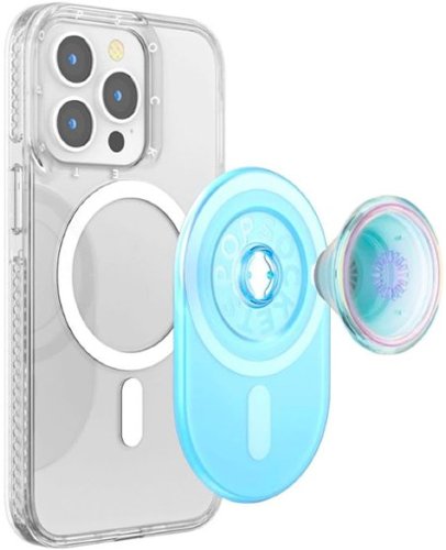PopSockets MagSafe Pill-shape PopGrip Cell Phone Grip & Stand for Mobile Phones - Translucent Blue WHERE TO BUY