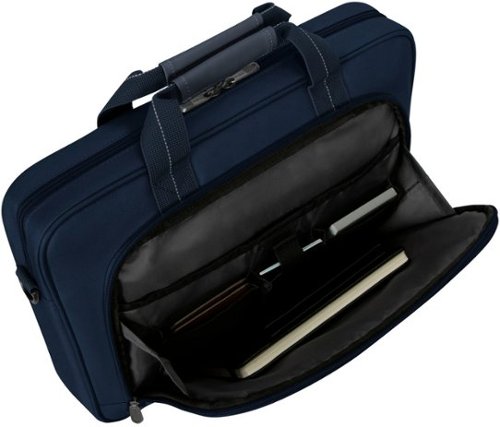 Targus 15–16” Classic Slim Briefcase - Blue BUY ONLINE