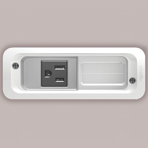 Sanus In-Wall Cable Concealer TV and Soundbar Power Kit for Mounted TVs and Soundbars - White BUY IN EUROPE