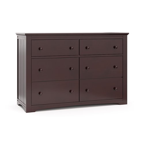 

Graco - Hadley 6-Drawer Double Dresser - Espresso