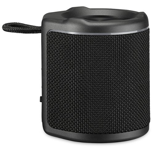 iLive Light Up Wireless Waterproof Fabric Speaker - Black WORLDWIDE DELIVERY