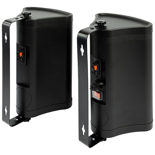 iLive Patio+ Bluetooth Indoor/Outdoor Water-Resistant Speakers (Pair) - Black WORLDWIDE DELIVERY