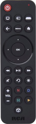 RCA - Rechargeable 3-Device Universal Remote - Black