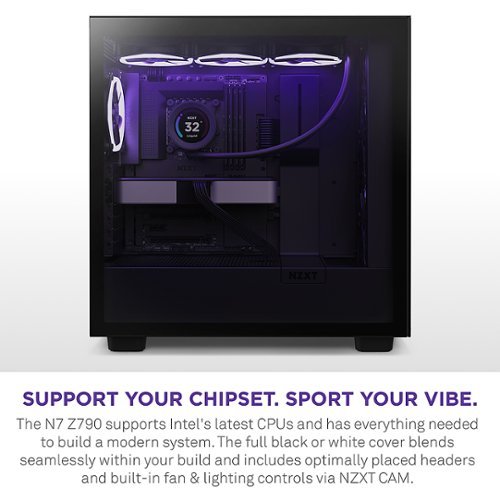 NZXT Z790 (Socket LGA 1700) Intel Z790 ATX DDR5 Wi-Fi 6E Motherboard - Black GLOBAL SHIPPING