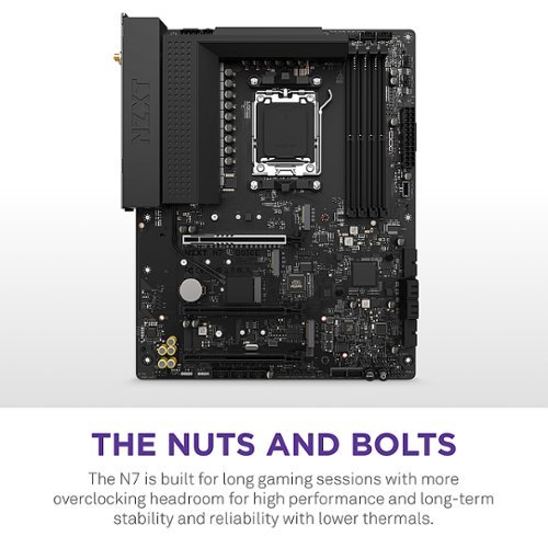 NZXT B650E (Socket AM5) AMD B650E ATX DDR5 Wi-Fi 6E Motherboard - Black GLOBAL SHIPPING