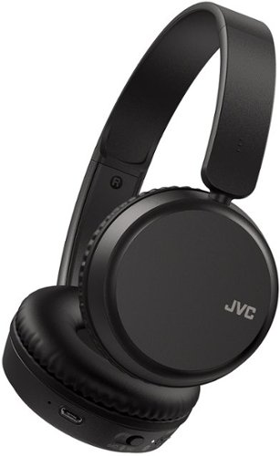 JVC - Lightweight Wireless Headphones - Black