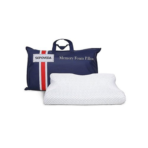Dr. Pillow - Sepoveda Contour Memory Foam Pillow - White-Front_Standard 