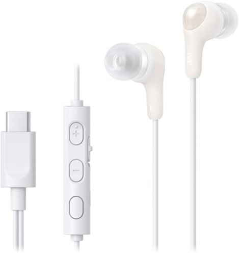  JVC - Gumy Connect Wired Headphones with USB-C Connector - White