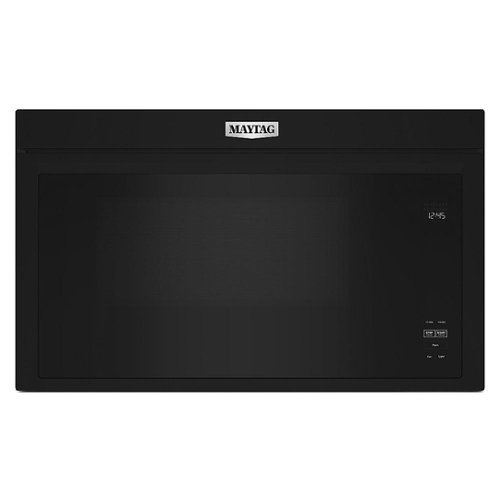 Maytag - 1.1 Cu. Ft. Over-the-Range Microwave with Flush Built-in Design - Black
