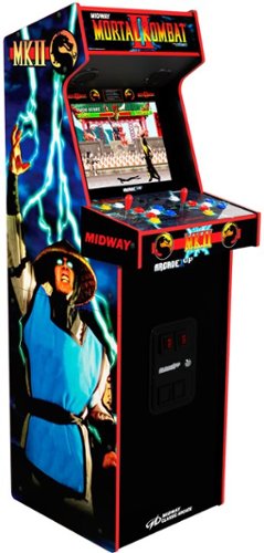 Photos - Game Arcade1Up  Mortal Kombat II Deluxe Arcade  - Black MKB-A-303711 
