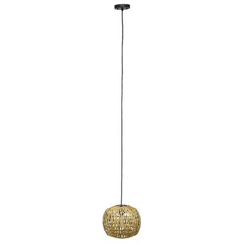 

Lalia Home 1 Light Coastal Pendant with Woven Paper Shade - Natural