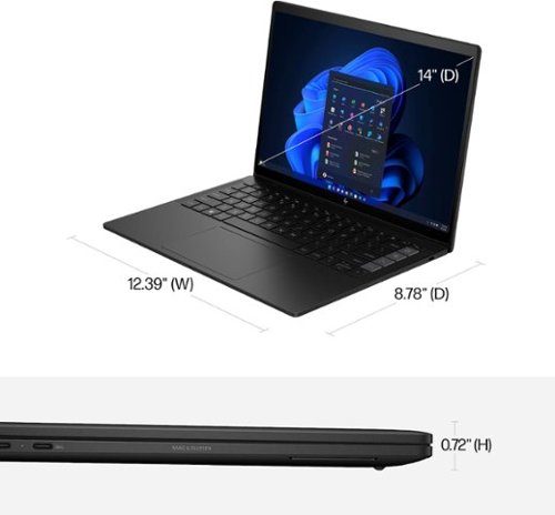 HP Dragonfly Pro 14 Wide Ultra XGA Touch-Screen Laptop - AMD Ryzen 7 - 16GB Memory - 512GB SSD - Sparkling Black GLOBAL SHIPPING