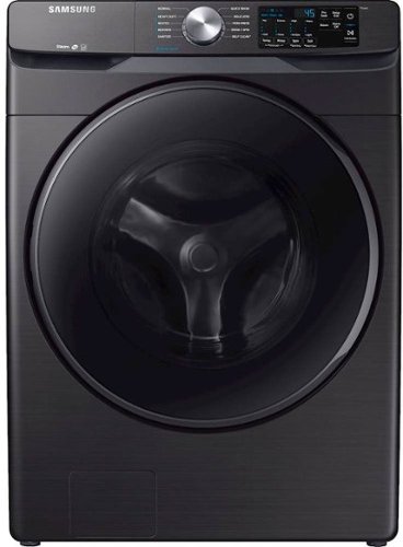 Samsung - 4.5 Cu. Ft. 10-Cycle High-Efficiency Front-Loading Washer with Steam - Black Stainless Steel