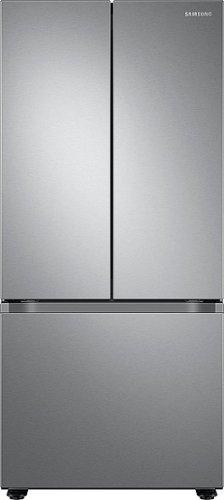 Samsung - Open Box 22 cu. ft. Smart 3-Door French Door Refrigerator