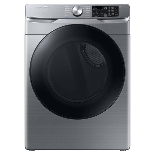 Samsung - Open Box 7.5 cu. ft. Smart Gas Dryer with Steam Sanitize+ - Platinum