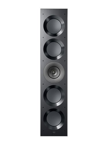 KEF - Ci5160REFM-THX In Wall Speaker (Each) - Black with gray driver