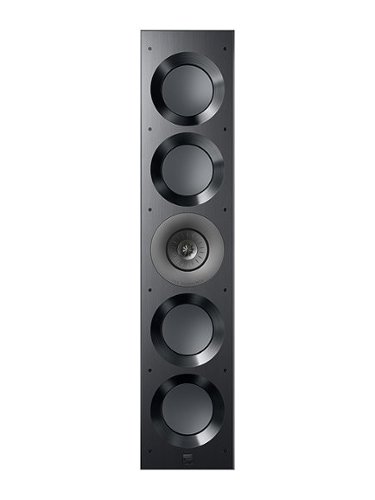 

KEF - Ci5160REFM-THX In Wall Speaker (Each) - Black with gray driver
