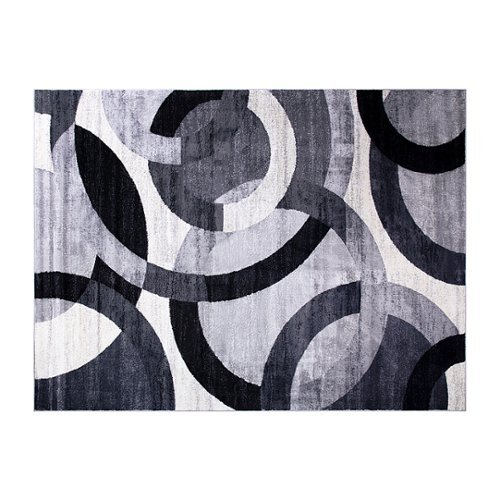 Image of Flash Furniture - Harken Collection Modern Geometric Design Area Rug 8' x 10' - Gray