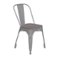 Alamont Home - All-Weather Commercial Stack Chair & Poly Resin Seat - Silver/Gray-Front_Standard