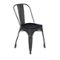 Alamont Home - All-Weather Commercial Stack Chair & Poly Resin Seat - Black-Antique Gold/Black-Front_Standard
