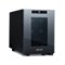 NewAir - Shadow T-Series 6-Bottle Wine Cooler with Triple-Layer Tempered Glass Door and Ultra-Quiet Thermoelectic Cooling - Black-Front_Standard