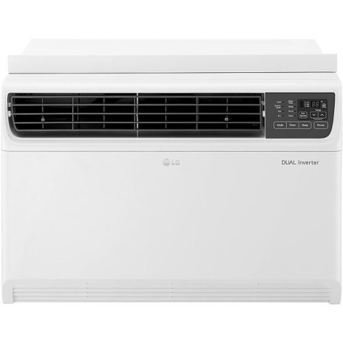 LG - 800 Sq. Ft. 14,000 BTU Window Air Conditioner - White