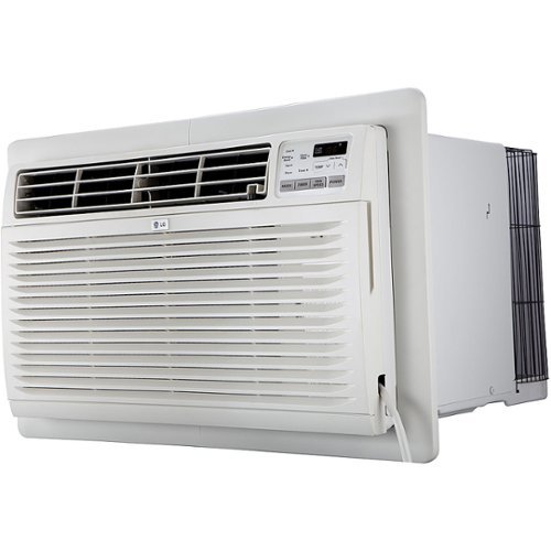 LG - 550 Sq. Ft. 11,500 BTU In Wall Air Conditioner - White