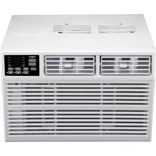 Whirlpool - 1,000 Sq. Ft. 18,000 BTU Window Air Conditioner - White
