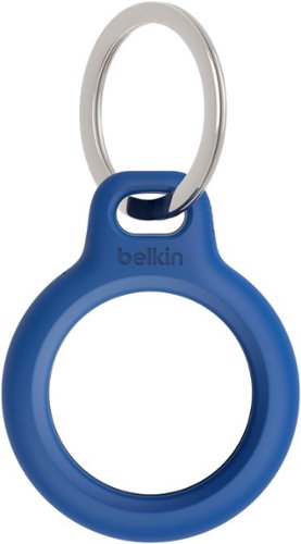 Belkin Secure holder with Key Ring, Scratch Resistant, Protective AirTag Keychain for Apple AirTag - 4-Pack - Blue BUY IN EUROPE