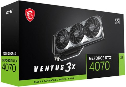 MSI NVIDIA GeForce RTX 4070 12GB VENTUS 3X OC 12GB GDDR6X PCI
