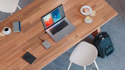 LaCie Mobile 2TB External USB-C 3.2 Portable Hard Drive with Rescue Data Recovery Services - Moon Silver GLOBAL SHIPPING