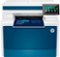 HP - LaserJet Pro 4301fdn Color All-in-One Laser Printer - White/Blue-Front_Standard