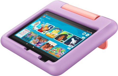 Amazon Kid-Proof Case for 12th Gen Fire 7 tablet, 2022 release - PURPLE GLOBAL SHIPPING