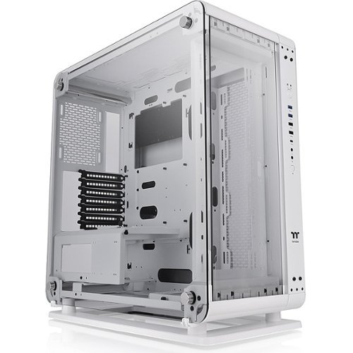 

Thermaltake - Core P6 TG Edition ATX Mid-Tower Case - White