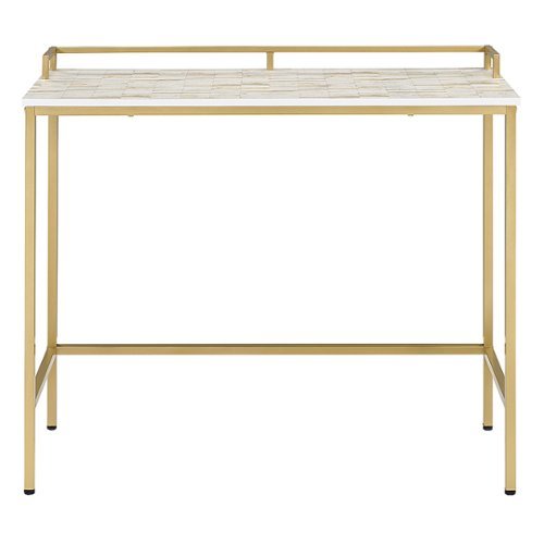 

OSP Home Furnishings - Brighton Console Table - Mosaic /Gold