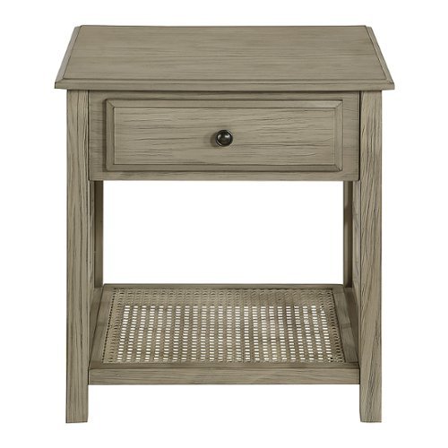 

OSP Home Furnishings - Cambridge 1 Drawer Side Table - Bone