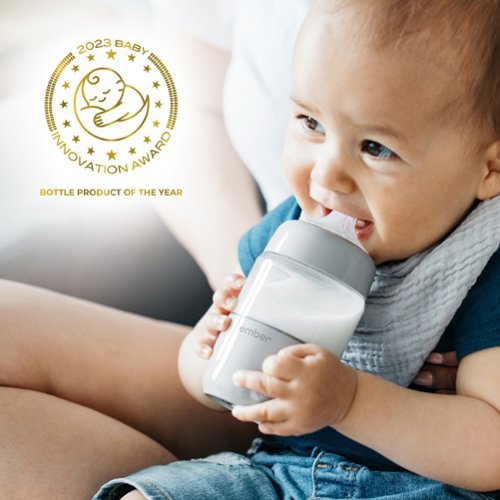 Ember Baby Bottle System 6 oz Self-Warming Smart Baby Bottle - Gray BUY IN EUROPE