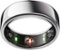 Oura Ring Gen3 - Horizon - Size Before You Buy - Size 8 - Silver-Front_Standard 