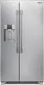 Front. Frigidaire - Professional 22.3 Cu. Ft. Side by Side Counter Depth Refrigerator - Stainless Steel.
