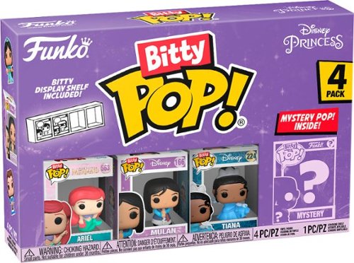 Funko - Bitty POP! Disney- Ariel 4 Pack