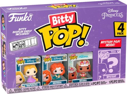Funko - Bitty POP! Disney- Rapunzel 4 Pack