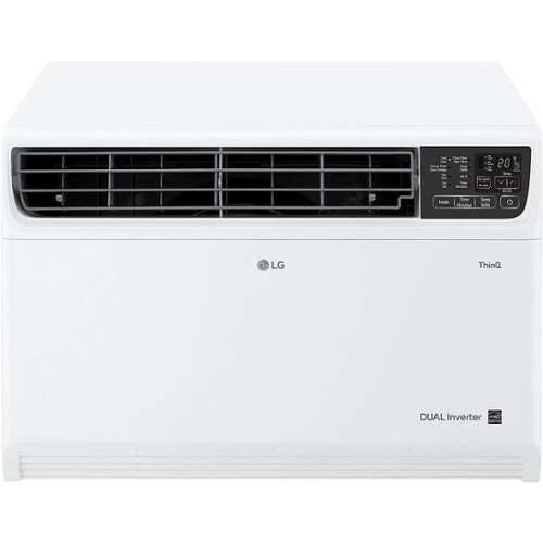  LG - 800 Sq. Ft. 14,000 BTU Smart Window Air Conditioner - White