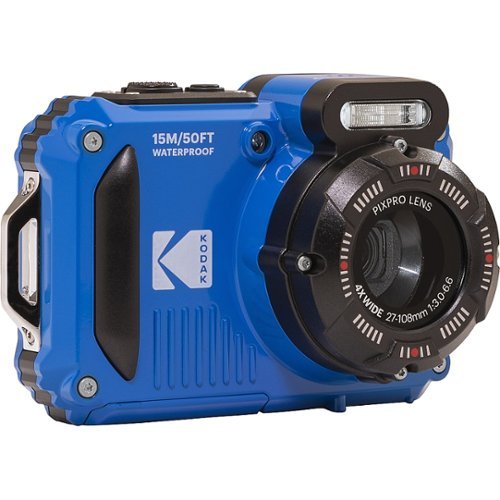 Kodak PIXPRO WPZ2 16.0-Megapixel Waterproof Compact Camera - Electric Blue HOW TO BUY
