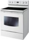 Samsung - 30" Self-Cleaning Freestanding Electric Convection Range - White-Angle_Standard