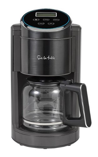 

Sur La Table - 14 Cup Coffeemaker with Touchscreen Display - Pepper Black