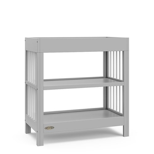 

Graco - Teddi Changing Table - Pebble Gray/White