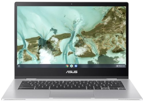 ASUS - Chromebook CX1 14" FHD Laptop - Intel Celeron N4500 with 8GB - 64GB eMMC - Transparent Silver
