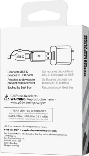 Best Buy essentials™ Female USB-C to Male USB Adapter (2-Pack) - Black BUY ONLINE