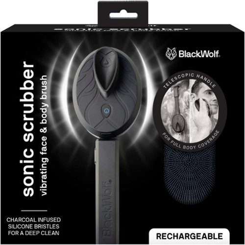 BlackWolf Sonic Scrubber - Black BUY ONLINE